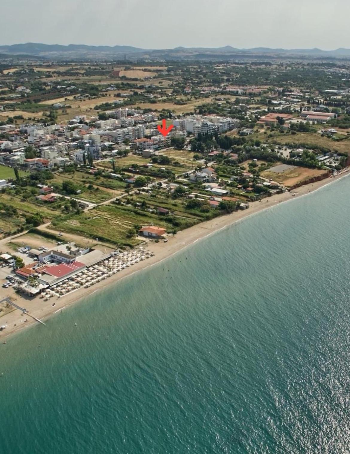 Studio Στην Νέα Χιλή Με Θέα Στην Θάλασσα Néa Khilí Buitenkant foto